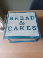 Houten kist Bread & Cakes, Antiek en Kunst, Curiosa en Brocante, Ophalen