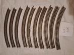 Set van 10 fleischmann bocht 9125 n spoor, Gebruikt, Gelijkstroom, Fleischmann, Rails