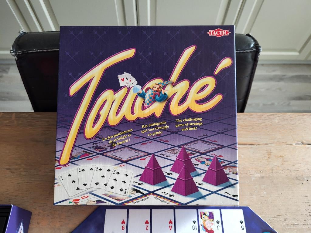 spel Touché zgan!, Hobby en Vrije tijd, Gezelschapsspellen | Bordspellen, Vijf spelers of meer, Ophalen of Verzenden, Zo goed als nieuw