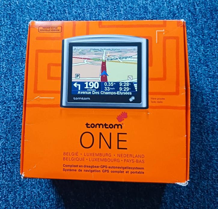 TomTom ONE Benelux / West Europa, Auto diversen, Autonavigatie, Gebruikt, Ophalen of Verzenden