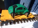 LGB - Platte Wagon met VW Beetle  (94059), Gelijkstroom, Wagon, Ophalen of Verzenden, Zo goed als nieuw