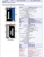 Zwarte kunststof voordeur met zij- en bovenlicht, Ophalen, Kunststof, 200 tot 215 cm, Buitendeur