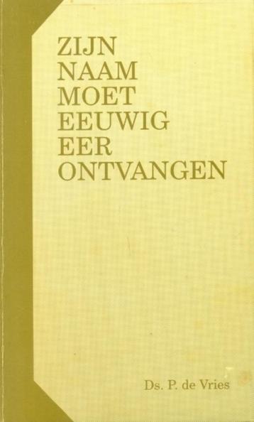 Twee boeken van Drs. P. de Vries beschikbaar voor biedingen
