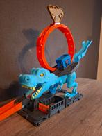 Hotwheels T rex looping citybaan set, Ophalen of Verzenden, Zo goed als nieuw, Handmatig, Hot Wheels