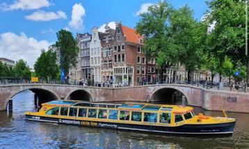 8 Rondvaart door Amsterdam met Amsterdam Circle Line  beschikbaar voor biedingen
