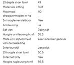 Eethoek stoelen, Ophalen of Verzenden, Grijs, Vijf, Zes of meer stoelen