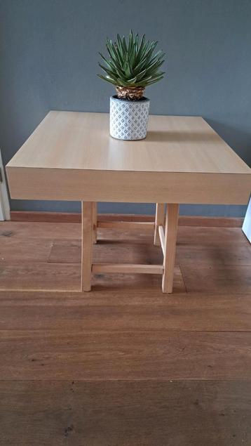 🌸SALONTAFEL 70 X 70 CM BLAD ONDERSTEL BIJZETTAFEL EETTAFEL  beschikbaar voor biedingen