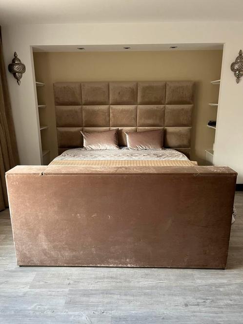 Boxspring Caesar 180x200 inclusief tv lift, Huis en Inrichting, Slaapkamer | Bedden, Zo goed als nieuw, Tweepersoons, 180 cm, 200 cm