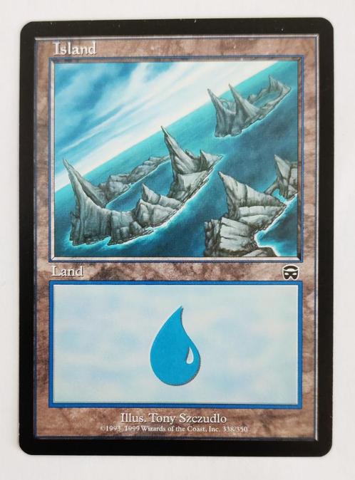 Island V.4 Mercadian Masques MTG Near Mint, Hobby en Vrije tijd, Verzamelkaartspellen | Magic the Gathering, Zo goed als nieuw