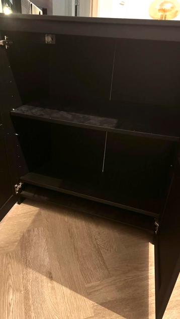 Ikea kast Billy Oxbrrg met deuren 95 x 78 x 42 cm - afbeelding 2