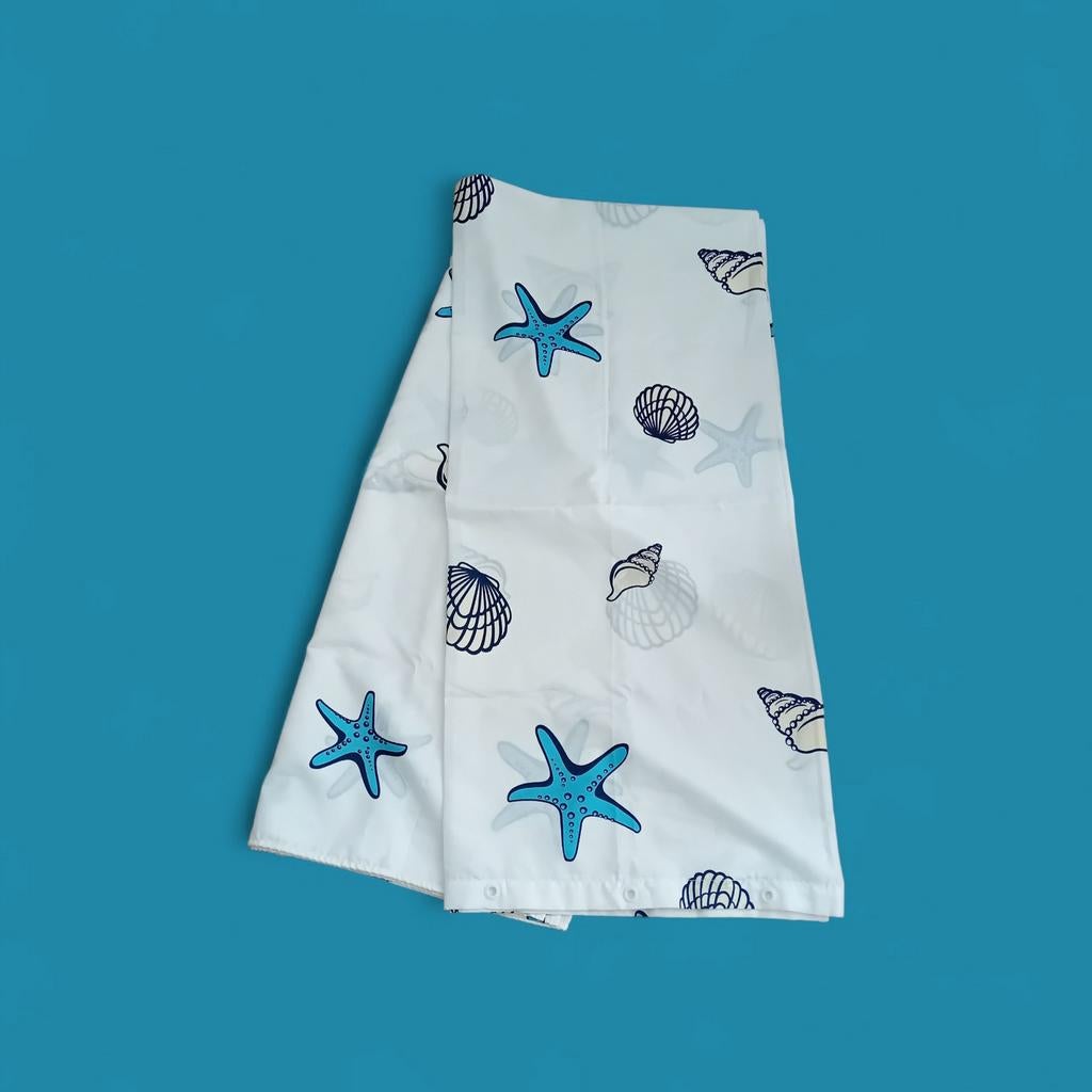 Miomare Douchegordijn 180 x 200 cm - Leuk Design!, Huis en Inrichting, Badkamer | Badtextiel en Accessoires, Ophalen, Gebruikt