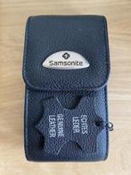 Samsonite Makemo 80 zwart lederen camera tasje, Audio, Tv en Foto, Fotografie | Fototassen, Overige merken, Overige typen, Zo goed als nieuw