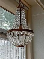 Kristal kroonluchter druppel lamp., Huis en Inrichting, Lampen | Kroonluchters, Ophalen, Zo goed als nieuw