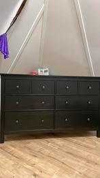 Zwarte ikea hemnes ladekast, dressoir, commode, kledingkast, Ophalen, Gebruikt, 5 laden of meer, 150 tot 200 cm
