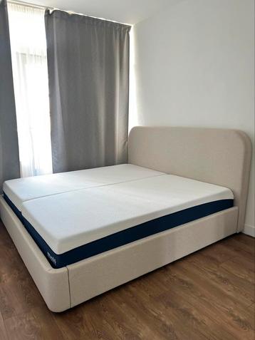 Opbergbed + matt matrassen, ZGAN! 200x200 beschikbaar voor biedingen