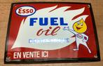 Emaille deurpostje esso, Verzamelen, Ophalen of Verzenden, Gebruikt, Auto's