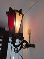 Klassieke Neo- Barok style wandlantaarn, Huis en Inrichting, Lampen | Wandlampen, Ophalen, Gebruikt, Glas