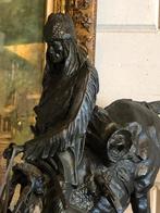 Bronzen native American/cowboybeelden, Ophalen, Brons