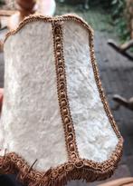 Vintage lampenkap – barokstijl – fluweel & franje – €7,50, Ophalen of Verzenden