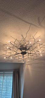 Moderne Plafondlamp met Takken Design, Huis en Inrichting, Lampen | Plafondlampen, Ophalen, Zo goed als nieuw, Metaal, Modern