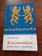 Kruisteekjes, bloemen,dieren en wapenschilden, Ophalen of Verzenden, Gebruikt, Handborduren, Patroon