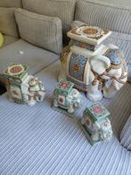 4 Keramiek plantentafels voor in huis. in goede staat., Antiek en Kunst, Antiek | Porselein, Ophalen of Verzenden