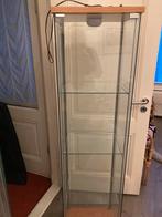 3 Ikea vitrinekasten/ hout en glas, Huis en Inrichting, Kasten | Vitrinekasten, Ophalen, 50 tot 100 cm, 150 tot 200 cm, 25 tot 50 cm
