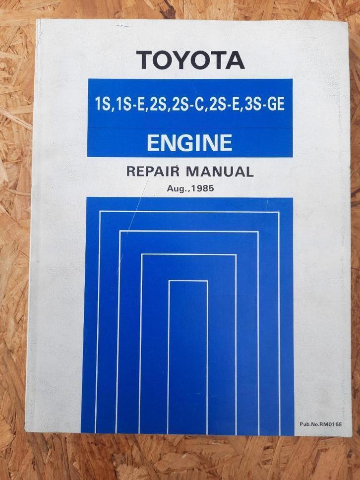 Werkplaatshandboek Toyota 1S 2S 3S motor oa Celica Camry MR2, Auto diversen, Handleidingen en Instructieboekjes, Ophalen of Verzenden