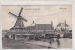 Bergum-Draaibrug met Molen 1909, Verzenden, Voor 1920, Gelopen, Friesland