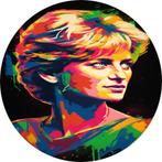 Princess Diana Muurcirkel 60x60 metaal + Ophangsysteem, Huis en Inrichting, Woonaccessoires | Schilderijen, Tekeningen en Foto's