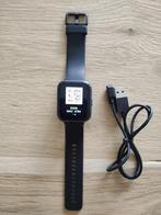 ID208 Unisex Smartwatch met heel veel functies z.g.a.n., Zwart, Ophalen of Verzenden, ID208, Zo goed als nieuw