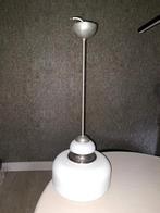 Hanglamp melk wit, Ophalen of Verzenden, Zo goed als nieuw, Glas, Minder dan 50 cm