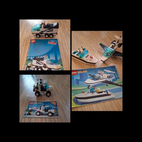 Lego 6430/6344/6533 politie sets 3stuks jr.90 met boekjes, Kinderen en Baby's, Speelgoed | Duplo en Lego, Zo goed als nieuw, Lego