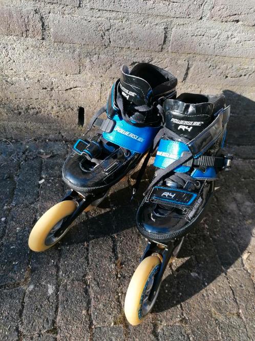 Skeelers Powerslide R4 maat 40 4x100mm, Sport en Fitness, Skeelers, Zo goed als nieuw, Inline skates 4 wielen, Powerslide, Ophalen of Verzenden