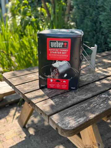 Weber Rapidfire Chimney Starter Set – BBQ aan in no-time! beschikbaar voor biedingen