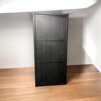 Mangonhouten eet tafel blad 220 x 100 x 4, Ophalen, Gebruikt, Zwart mango hout, 100 tot 150 cm