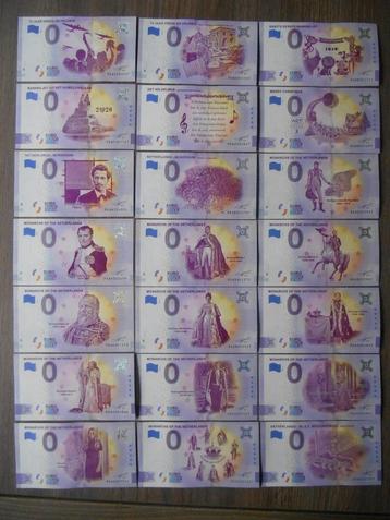 0 eurobiljet Nederland 21 verschillende van 2020 beschikbaar voor biedingen