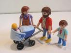 Playmobil familie met kinderwagen, Ophalen of Verzenden, Gebruikt, Los playmobil