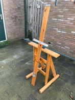 Grote (zelfgemaakte) nette houten schildersezel, Ophalen, Zo goed als nieuw, Ezel