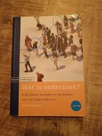 Studieboek: wat is onderzoek
Nel Verhoeven, Ophalen of Verzenden, Alpha, Gelezen, HBO