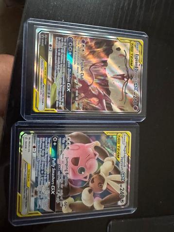 Pokemon Tag team kaarten beschikbaar voor biedingen