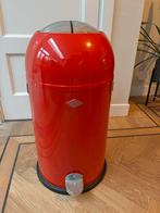 Wesco Kickmaster Rood 33L - Prullenbak, Ophalen, Gebruikt, Met pedaal, 50 tot 75 cm