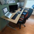 Bureau 200 x 80 cm geschikt voor twee personen, Huis en Inrichting, Bureaus, Ophalen, In hoogte verstelbaar, Nieuw, Bureau