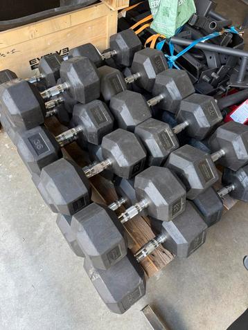 Hexagon Dumbbels tm 60 KG beschikbaar voor biedingen