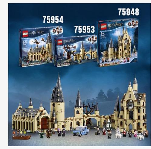 Harry potter zweinstein Lego 3 sets 75953 75948 75954, Kinderen en Baby's, Speelgoed | Duplo en Lego, Zo goed als nieuw, Lego