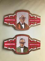 ️ Serie Sigarenbandjes: Bouwmeesters / Architecten, Ophalen of Verzenden, Gebruikt, Sigarenbandjes