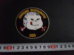 sticker NS spoorwegen stations restauratie oss, Ophalen, Zo goed als nieuw, Bedrijf of Vereniging