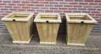 Hillhout - bloembakken  - 60 x 52 x 52 cm  (hxbxd) - nieuw, Ophalen, Tuin, Minder dan 60 cm, Vierkant