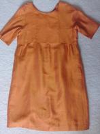 Max Mara dames oranje zijde zomer jurk, Verzenden, Oranje, Zo goed als nieuw, Onder de knie
