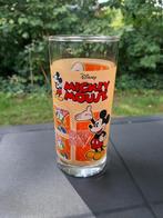 Disney Glas: Donald Duck & Mickey Mouse, Verzamelen, Disney, Ophalen of Verzenden, Donald Duck, Zo goed als nieuw, Servies